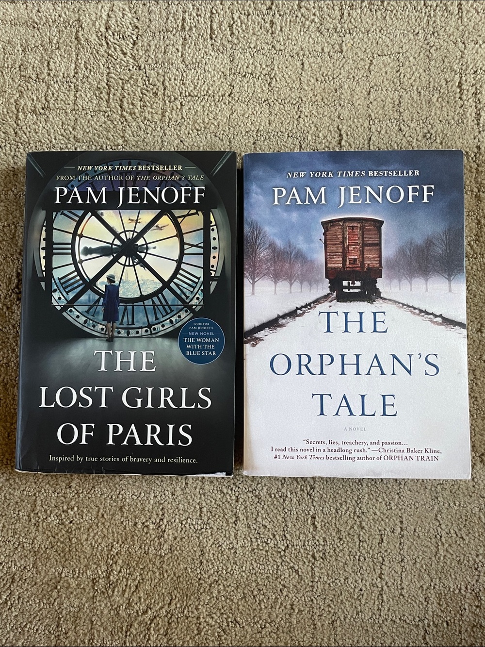The lost girls of Paris and The Orphans Tale.